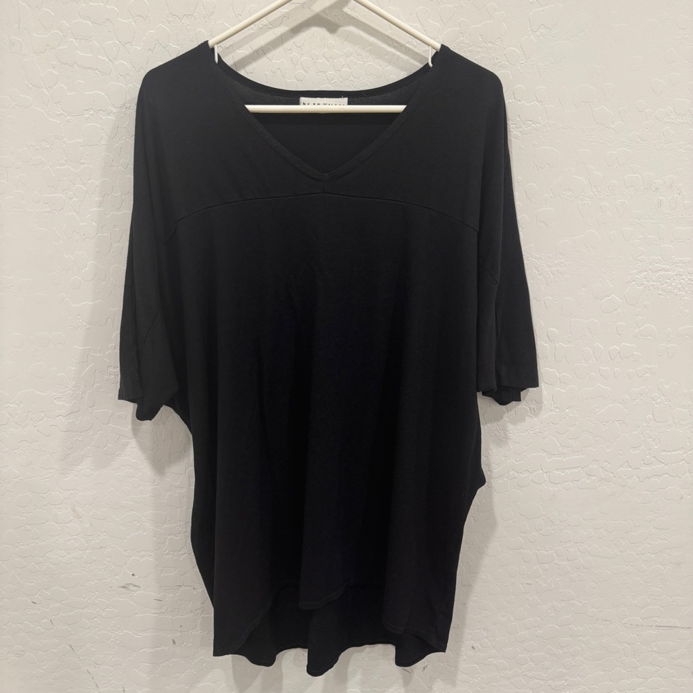 bryn Walker Shirt Small Black Bamboo